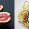 Linguine mit Feigen in pfeffriger Roquefortcreme