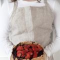 Cheesecake with Chocolate Topping + Strawberries