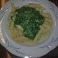 Pasta mit Spinat-Sauce