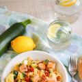 Tagliatelle mit Lachs, Zucchini und[...]
