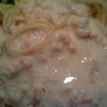 Spaghetti mit Shrimps