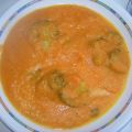 Cremige Möhrensuppe mit Brokkoli