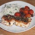 Putenschnitzel mit Schmortomaten