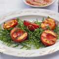 Gegrillte Chili-Honig-Pfirsiche