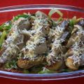 Hähnchenbrustfilet auf Lauchgemüse