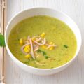 Gemüsesuppe mit Putenschinken