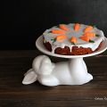 Rezept für Rüeblitorte mit Fondantrüebli