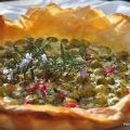 December Filo Tart with Mini Brussels Sprouts