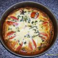 Tomaten-Mozzarella-Quiche - laktosefrei -