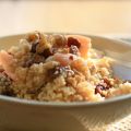 Bratapfel-Hirsebrei