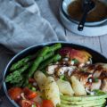 Pasta Salat Bowl mit Avocado, in Honig & Senf[...]