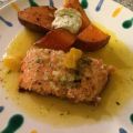 Lachs an Orangen-Honigsauce mit[...]