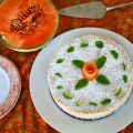 Melon Colada Torte