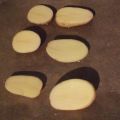 Kohlrabischnitzel mit gebackenen Kartoffeln