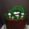 Forest themed cake - Nougat Torte