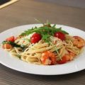 Spaghetti in Proseccosauce mit Garnelen,Rucola[...]