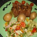 Rinderbraten mit Champignons,