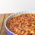 Süßkartoffel - Paprika - Quiche
