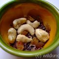 Päuschen mit Nüsschen und Rosinen