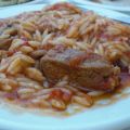 Giouvetsi - griechischer Nudel-Fleisch-Eintopf