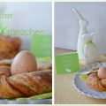 {Frohe Ostern} - Marzipan-Nuss-Kränzchen