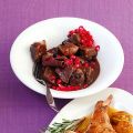 Rehragout mit Granatapfel