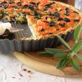 Möhren-Quiche mit Salbei - Quiche aux carottes