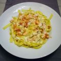 Tagliatelle mit Hummer-Lachs-Sahnesauce