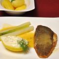 Maischolle Müllerin mit Mayonnaise-Schmand-Dip,[...]