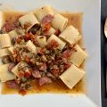 Pasta mit Aubergine und Tomate