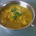 Fettarmes Fish-Curry