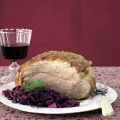 Schweineschulter mit Birnen-Rotkohl