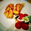 Zucchiniblüten im Tempurateig
