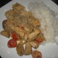 Hähnchengeschnetzeltes mit Champignons