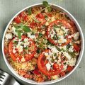 Tomaten im Couscous-Bett