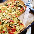 vegane Paprika - Zucchini - Quiche