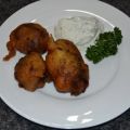 Koreanisches Hähnchen im Teigmantel
