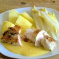 Hähnchenbrustfilet mit Orangen-Hollandaise