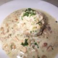 Semmelknödel mit Pilzrahmsauce