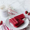 FOODFEVER . strawberry popsicles