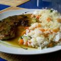 Fleisch: Delikates Schnitzel mit Gemüsereis und[...]