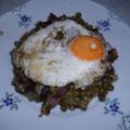 Herzhafte Erbsen-Pfanne