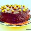 Kleine Schoko-Erdnuss-Torte