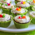 Bunte Osternest-Muffins