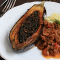 Gefüllte Auberginen mit Tomaten-Seitansauce und[...]