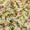 Spargel-Flammkuchen