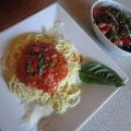 Spaghetti mit Tomaten-Wodkasauce