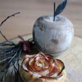 Apfel-Blätterteig Rosen