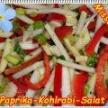 ~ Salat ~ Paprika-Kohlrabi-Salat