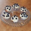 Blueberry Muffins mit weißer Schokolade